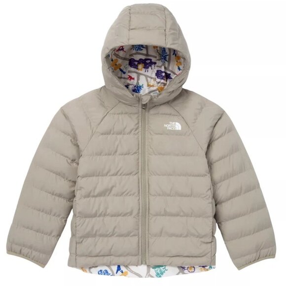 The North Face Kids Clay Grey Reversible Perrito Jacket Size 7 - Picture 1 of 5